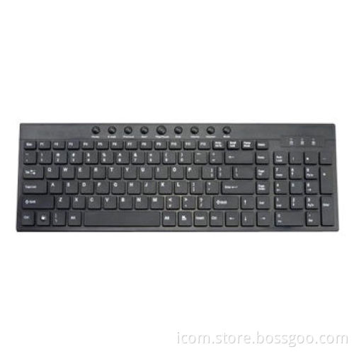 Multimedia Keyboard with 104 Standard Keys, 9 Enhanced Hot Keys, Novelty Burly, Multiple Language